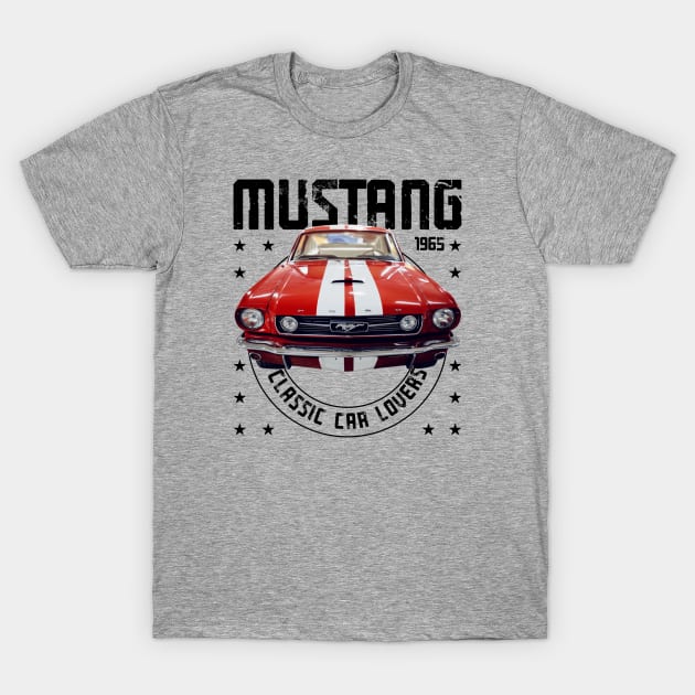 Classic Car Mustang 1965 T-Shirt by cecatto1994